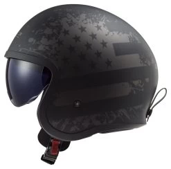 Richa OF599 Spitfire Black Flag Motorhelm -Professionele winkel voor motoruitrusting 019479 114 3 LS2 OF599 Spitfire Flag