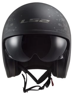 Richa OF599 Spitfire Black Flag Motorhelm -Professionele winkel voor motoruitrusting 019479 114 6 LS2 OF599 Spitfire Flag