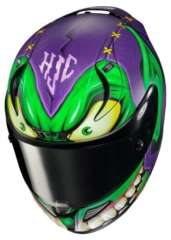 RPHA 11 Green Goblin Motorhelm -Professionele winkel voor motoruitrusting 026085 010 3 HJC RPHA 11 Green Goblin Marvel