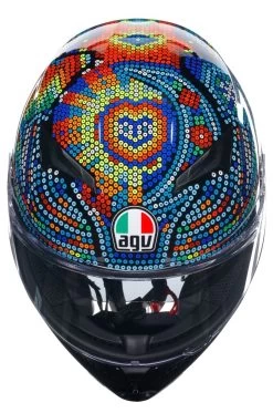 Dainese K3 Rossi Winter Test 2018 Motorhelm -Professionele winkel voor motoruitrusting 027230 046 7 AGV K3 Rossi Winter Test 2018 Helmet