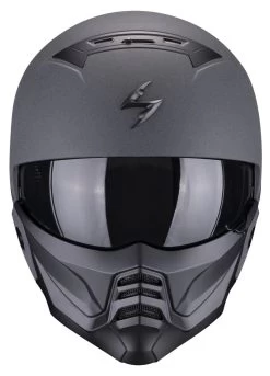 EXO-Combat II Graphite Motorhelm -Professionele winkel voor motoruitrusting 027344 102 3 Scorpion EXO Combat II Graphite Helmet