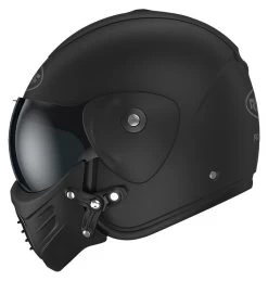 Roadster Iron Motorhelm -Professionele winkel voor motoruitrusting 027861 111 6 ROOF Roadster Iron Helmet matt black black