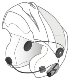 Richa U-COM 3 Bluetooth Headset -Professionele winkel voor motoruitrusting 027949 000 4 Interphone UCOM3 Single Bluetooth Headset