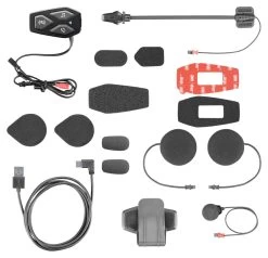 Richa U-COM 3 Twin Bluetooth Headset -Professionele winkel voor motoruitrusting 027950 000 5 Interphone UCOM3 Twin Bluetooth Headset